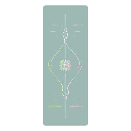 PU_Yogamatte_mit_Ausrichtungslinien_türkis