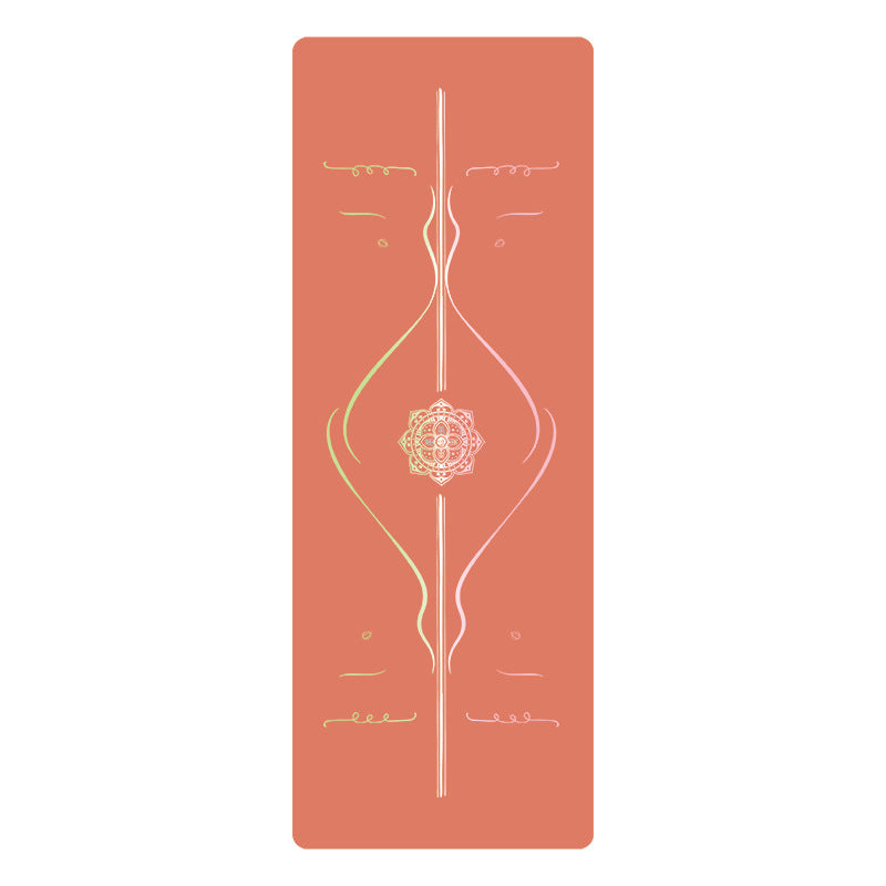 PU_Yogamatte_mit_Ausrichtungslinien_orange