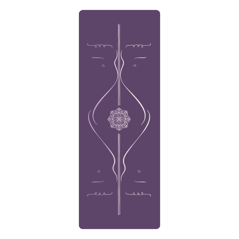 PU_Yogamatte_mit_Ausrichtungslinien_violett