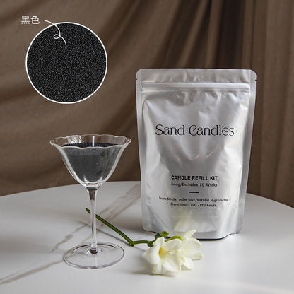Factory direct environmental protection sand wax particle candle household fragrance candle niche high diy creative aromatherapy candle