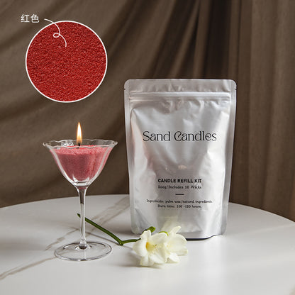 Factory direct environmental protection sand wax particle candle household fragrance candle niche high diy creative aromatherapy candle