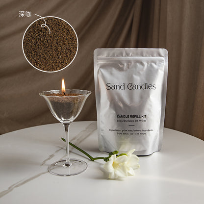 Factory direct environmental protection sand wax particle candle household fragrance candle niche high diy creative aromatherapy candle